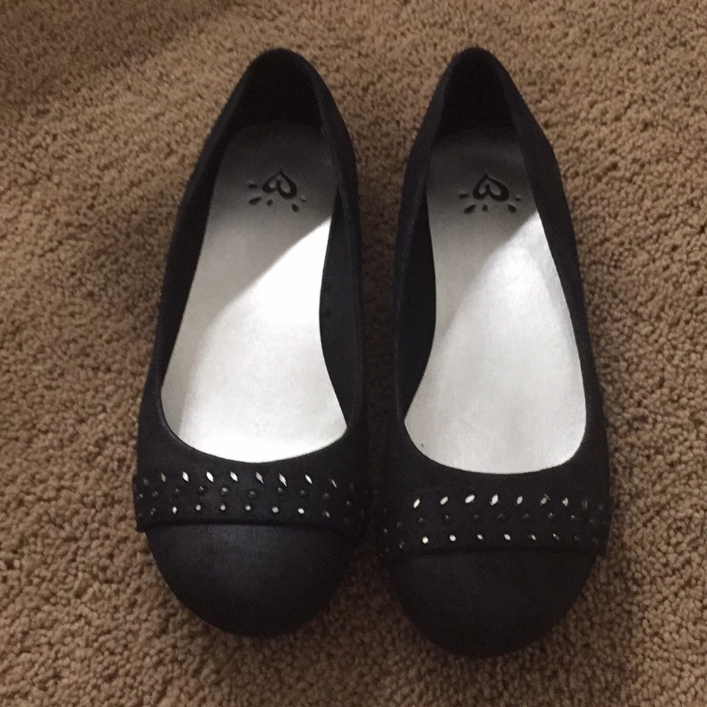 Black slip on shoes